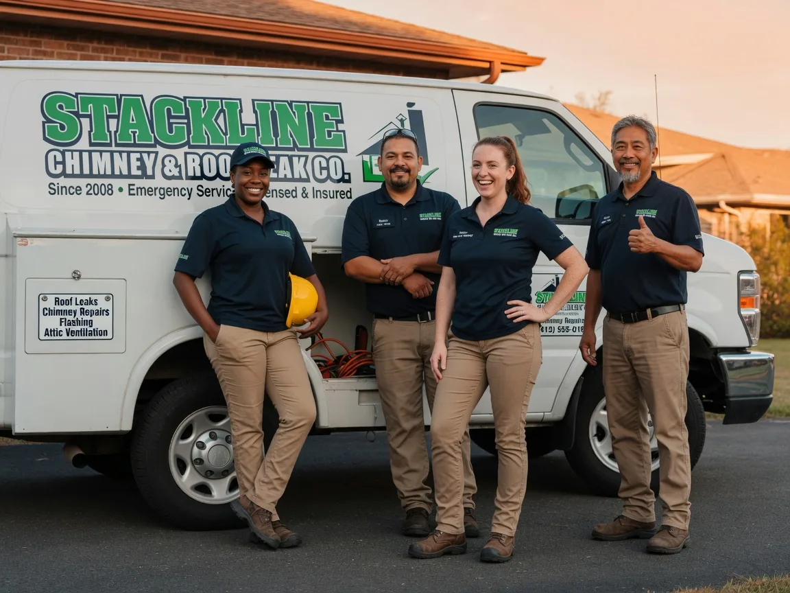 Chimney flashing repair company in Yoder, IN